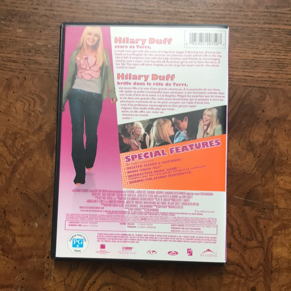 Raise Your Voice DVD, Hilary Duff - Picture 4 of 4